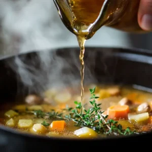 A comforting bowl of Carrot Parsnip Soup, with a rich, velvety consistency, showcasing the blend of carrots and parsnips in every spoonful.