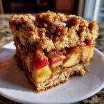 apple crumb cake with cinnamon apple