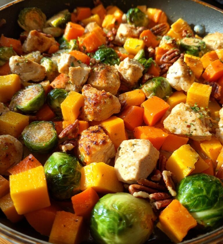 autumn harvest chicken skillet