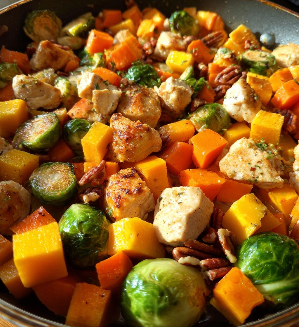 autumn harvest chicken skillet