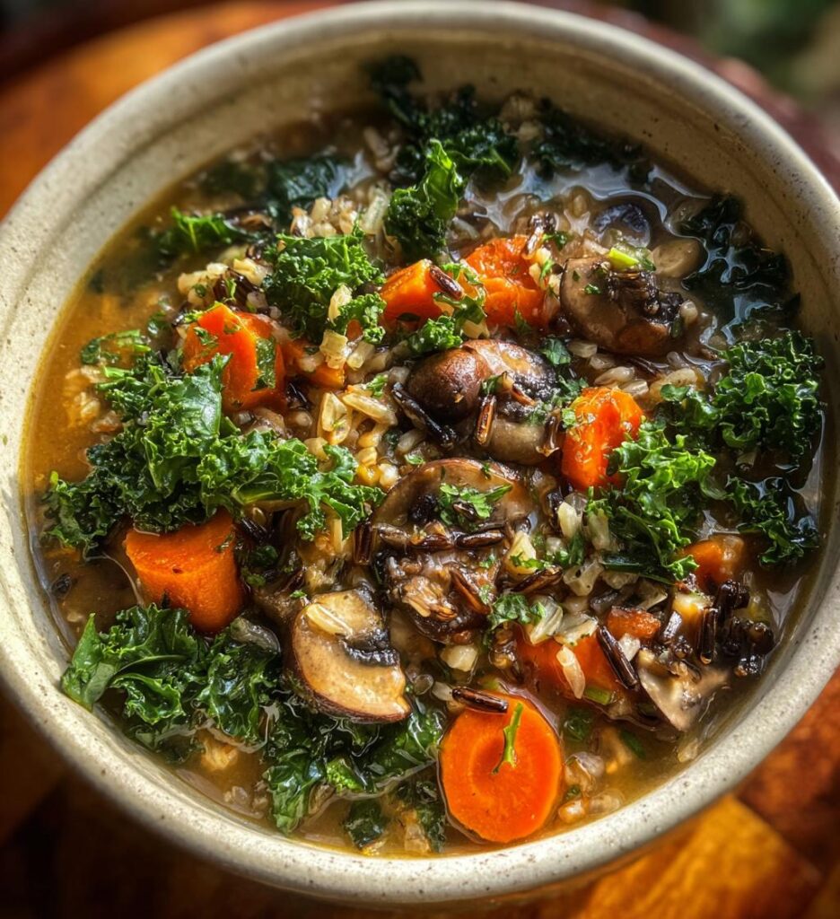 autumn wild rice soup