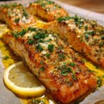 baked boursin salmon