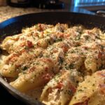 chicken manicotti alfredo