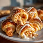 chicken pillows with creamy parmesan sauce