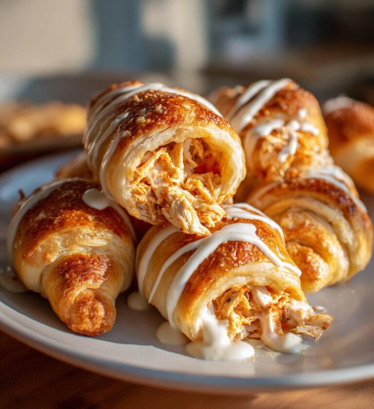 chicken pillows with creamy parmesan sauce