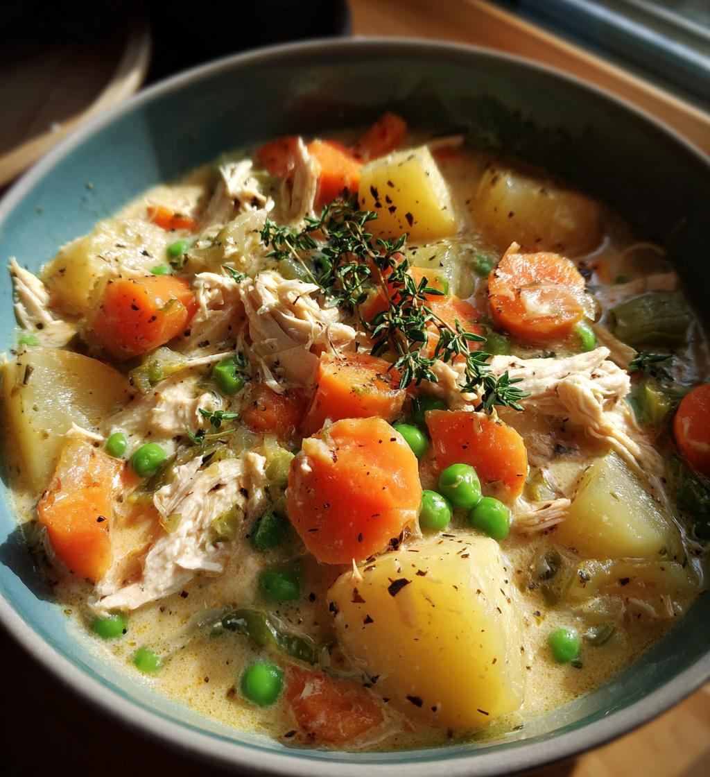 chicken pot pie soup