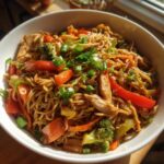 chicken ramen stir fry