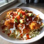 crispy fish taco bowls