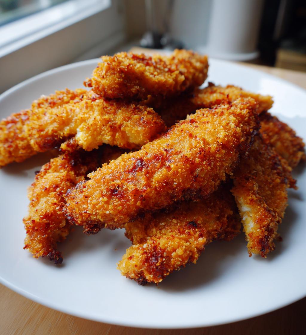 crispy mustard chicken tenders