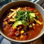 crockpot vegetarian tortilla soup