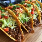 garlic butter honey bbq beef tacos
