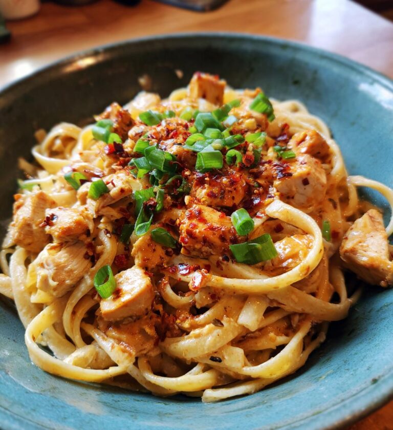 gochujang chicken alfredo