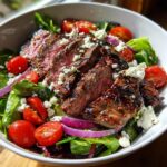 grilled balsamic steak salad