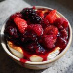 halloween bloody baked brie