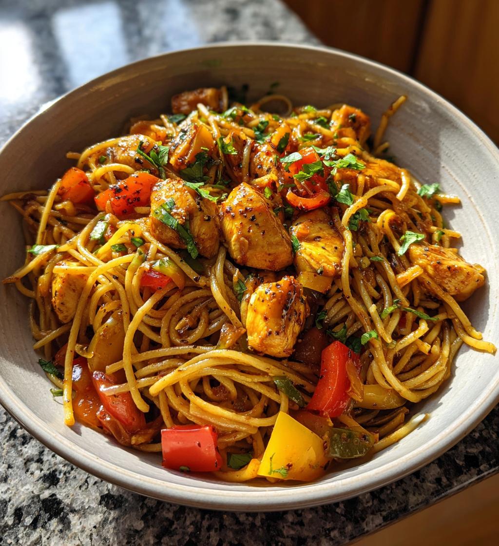 honey pepper chicken pasta