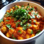 indian butter chickpeas