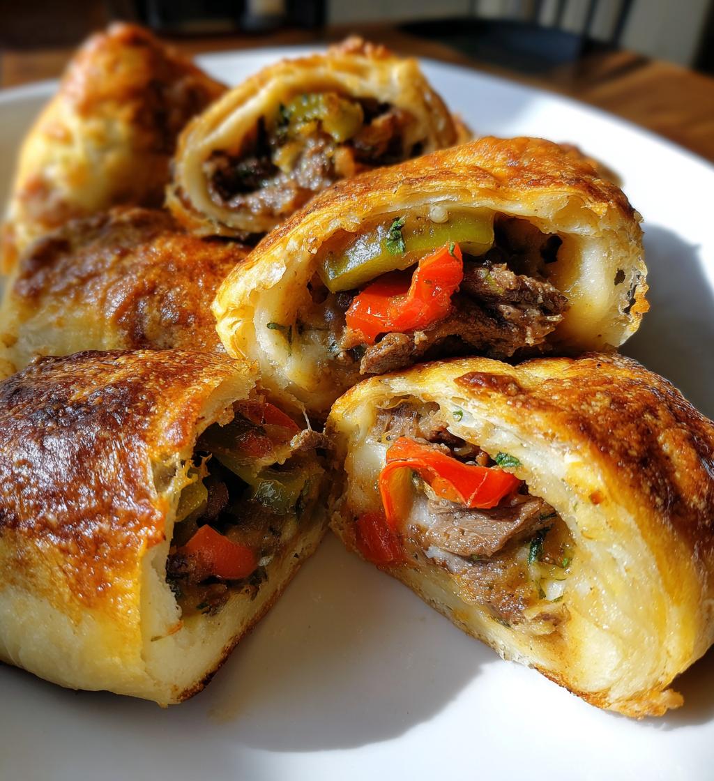 keto philly cheesesteak rolls