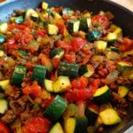 mediterranean ground beef stir fry
