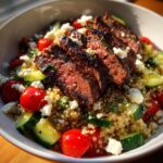 mediterranean steak bowls