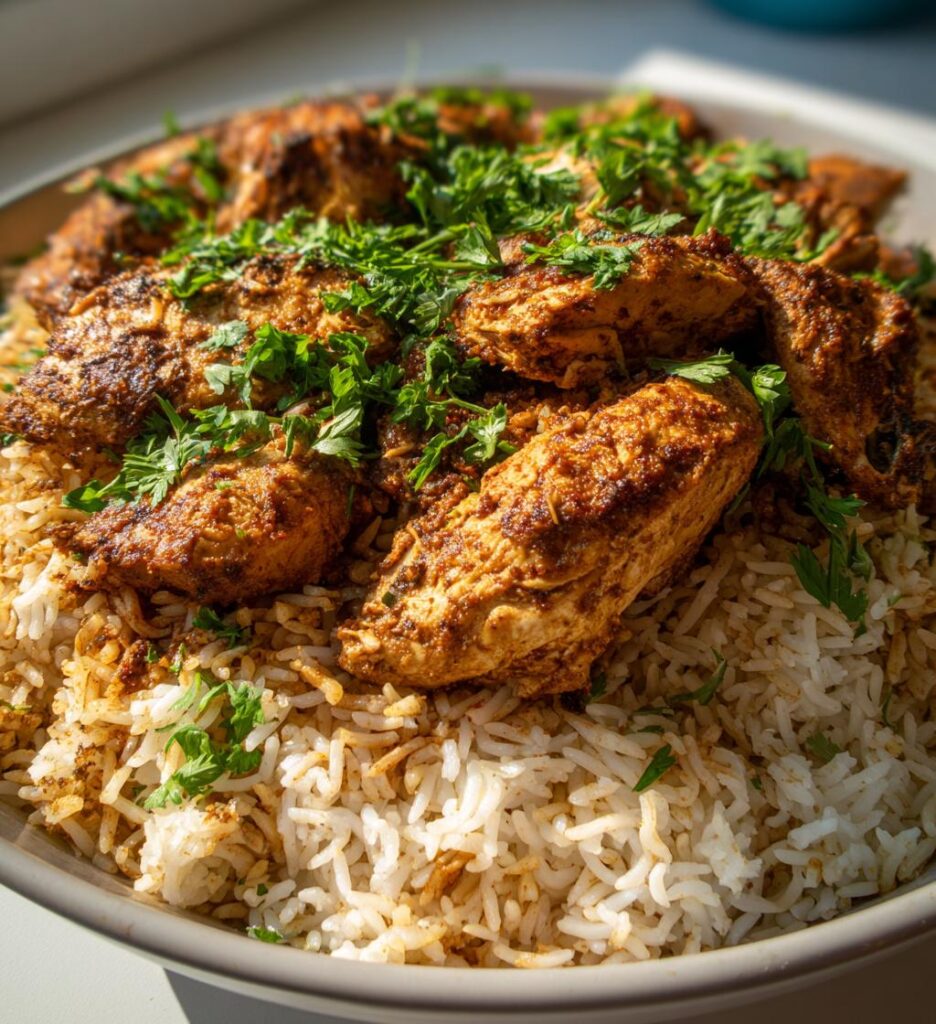 one pot shawarma chicken and rice