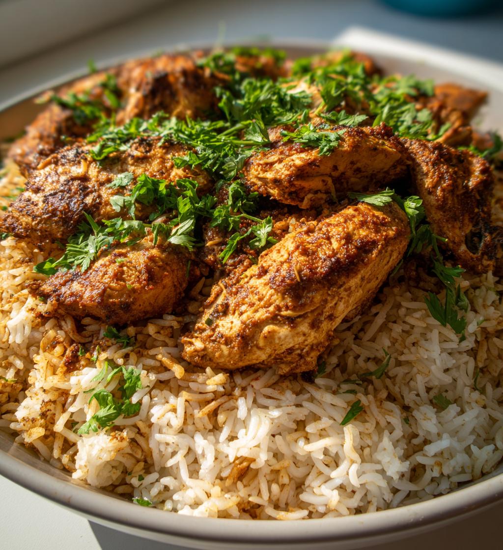 one pot shawarma chicken and rice