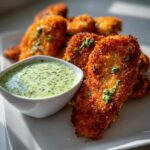 parmesan crusted chicken with basil aioli