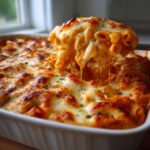 pasta bake with pumpkin tomato sauce