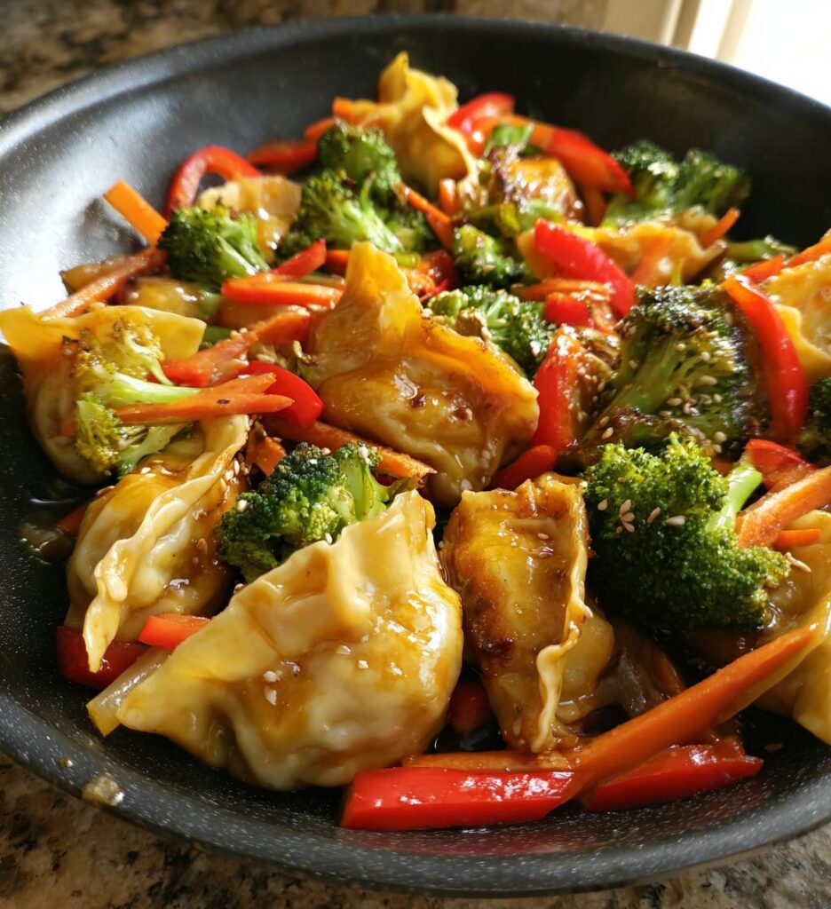 potsticker stir fry