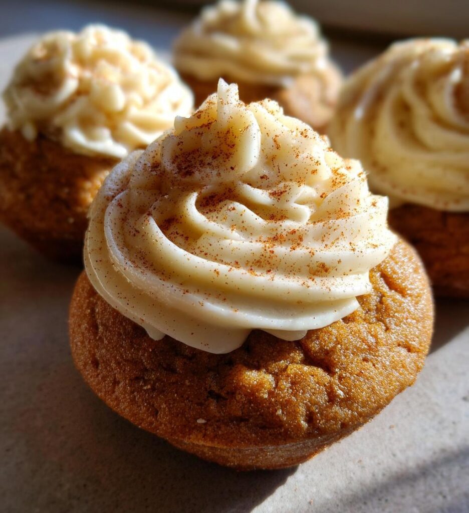 pumpkin sugar cookies with cream cheese