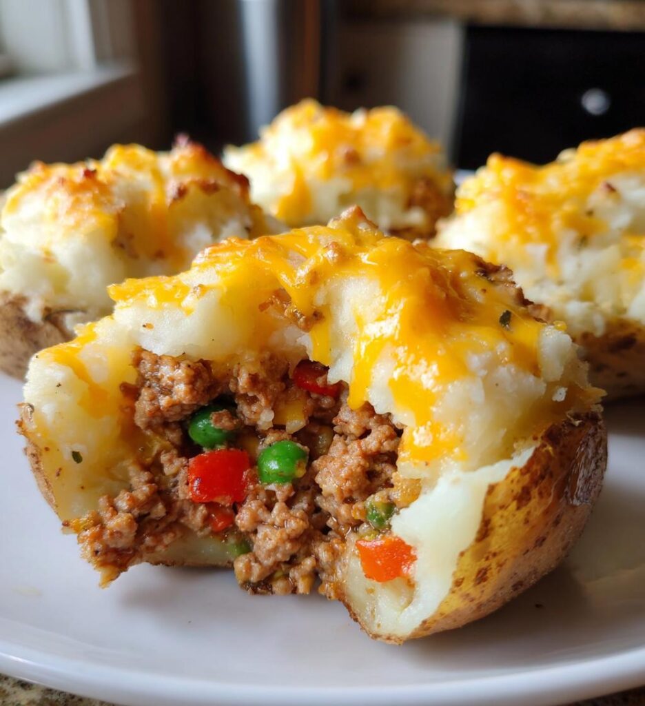 shepherds pie baked potatoes