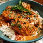 slow cooker creamy tomato basil chicken