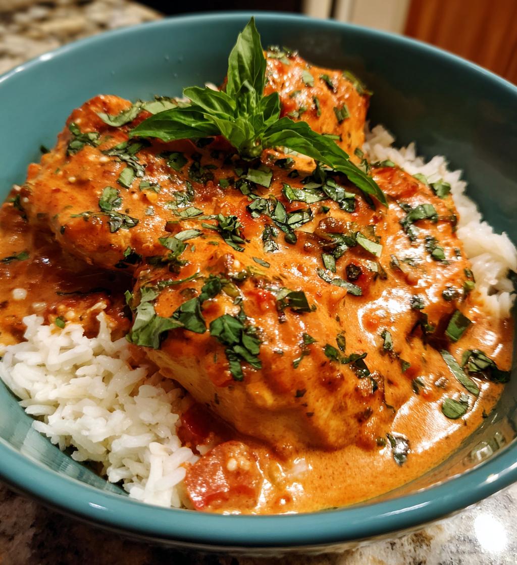 slow cooker creamy tomato basil chicken
