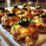 stuffed mushroom eyeballs