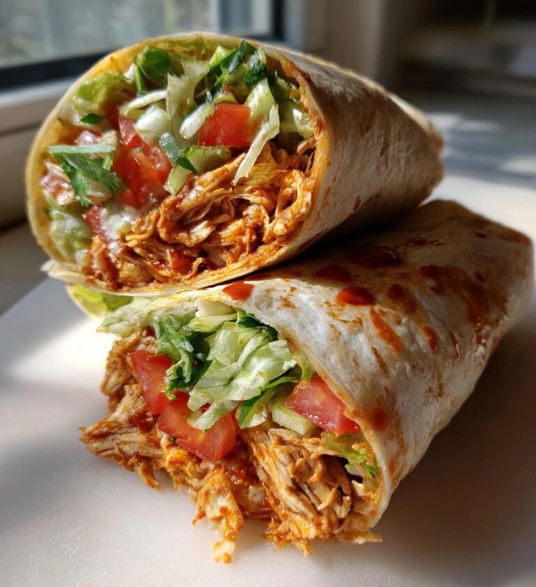 sweet chili chicken wraps