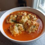 tomato soup with cheddar bay dumplings