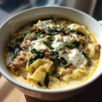 white lasagna soup