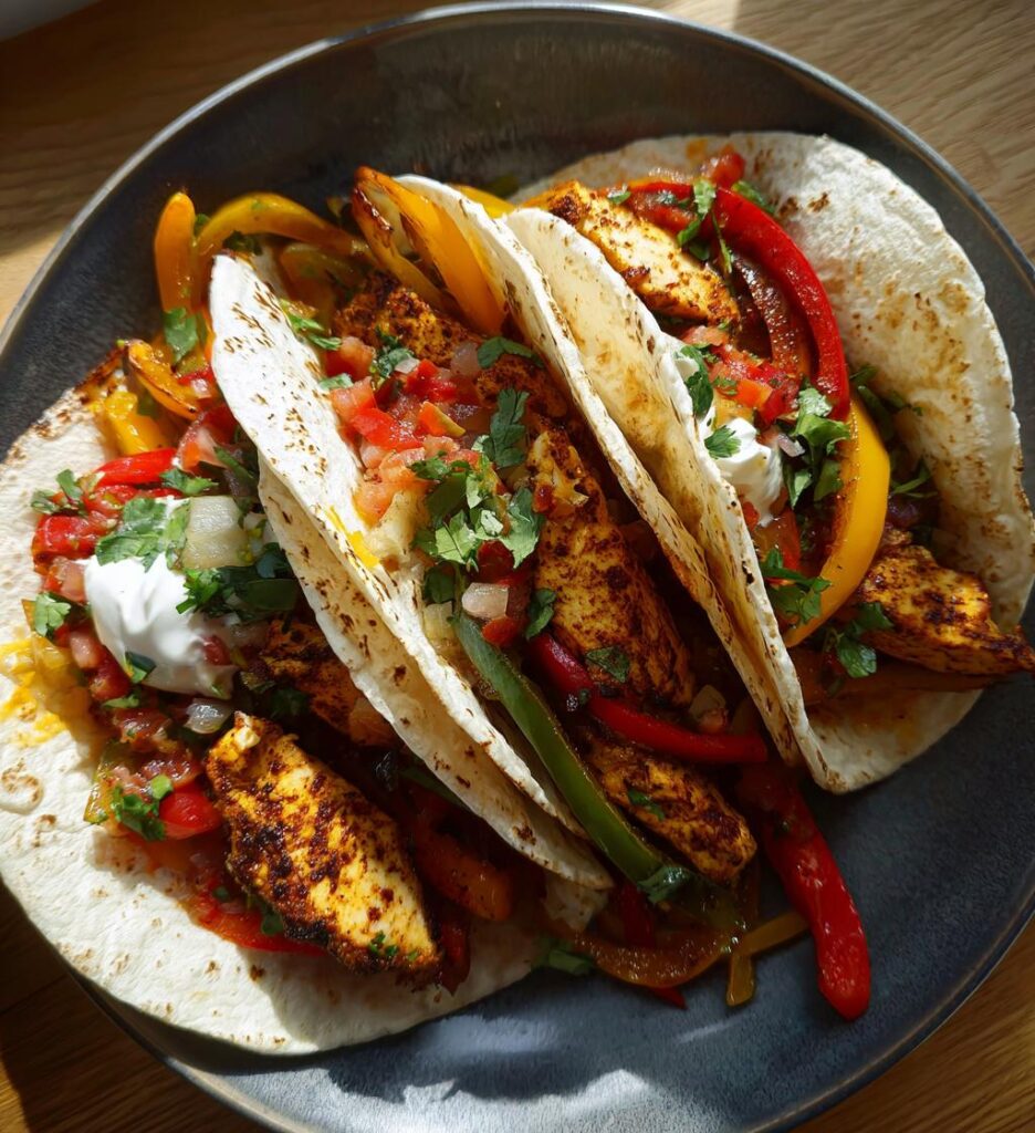 air fryer chicken fajitas