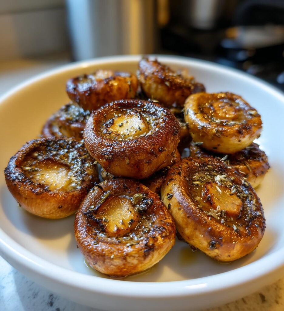 air fryer mushrooms