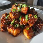 air fryer salmon bites with honey soy glaze recipe