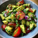 avocado salad with herbs
