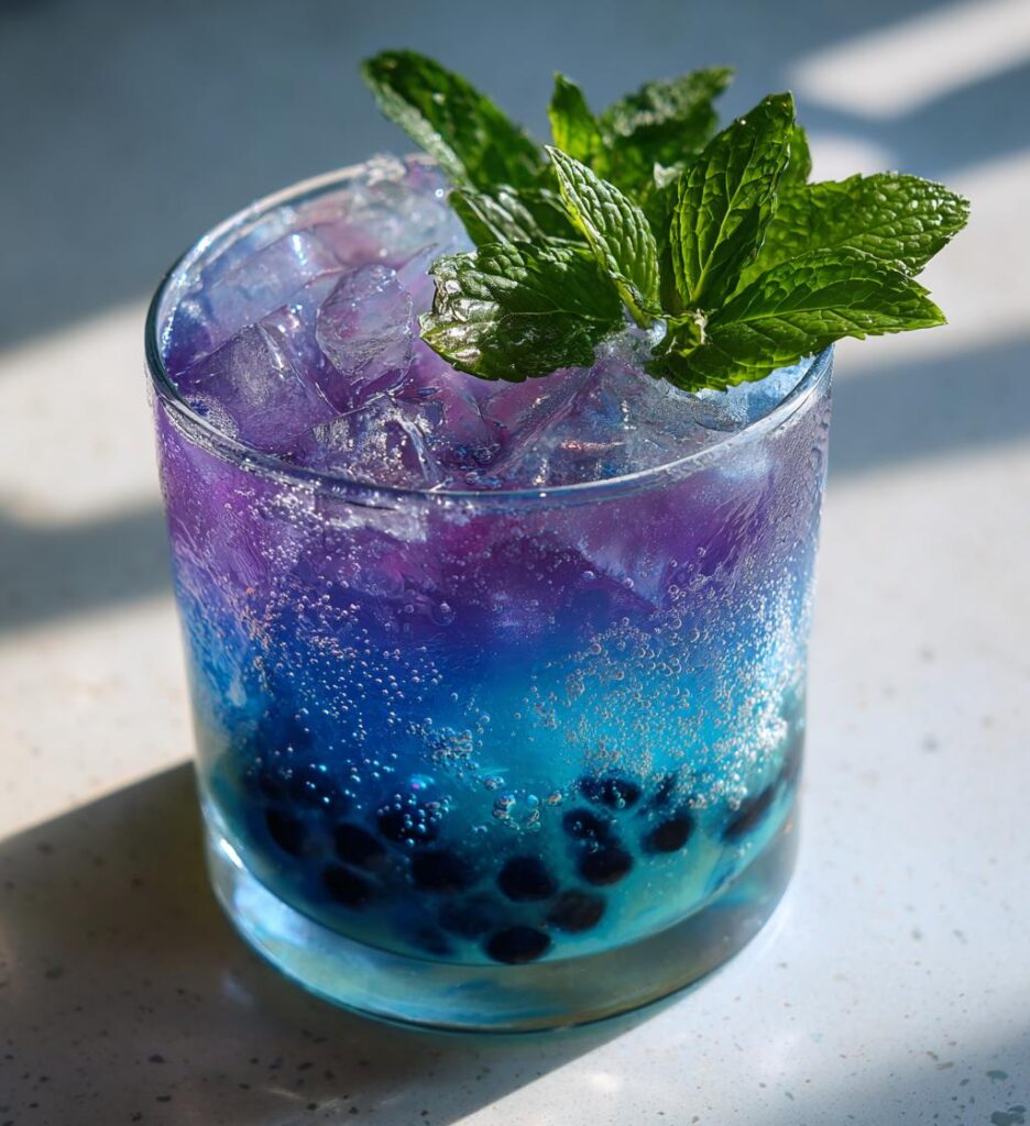 bat wing bubble tea mocktail