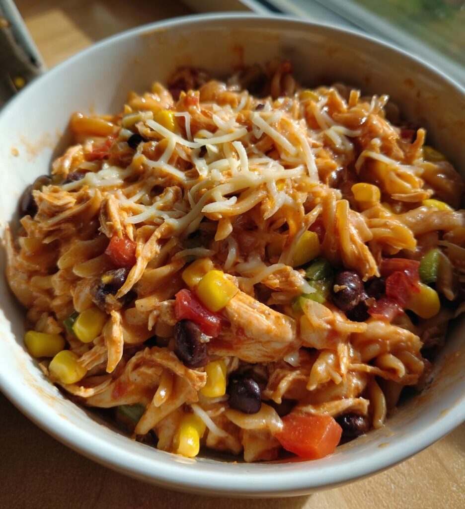 bbq chicken ranch pasta salad