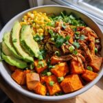 bbq chicken sweet potato bowls recipe