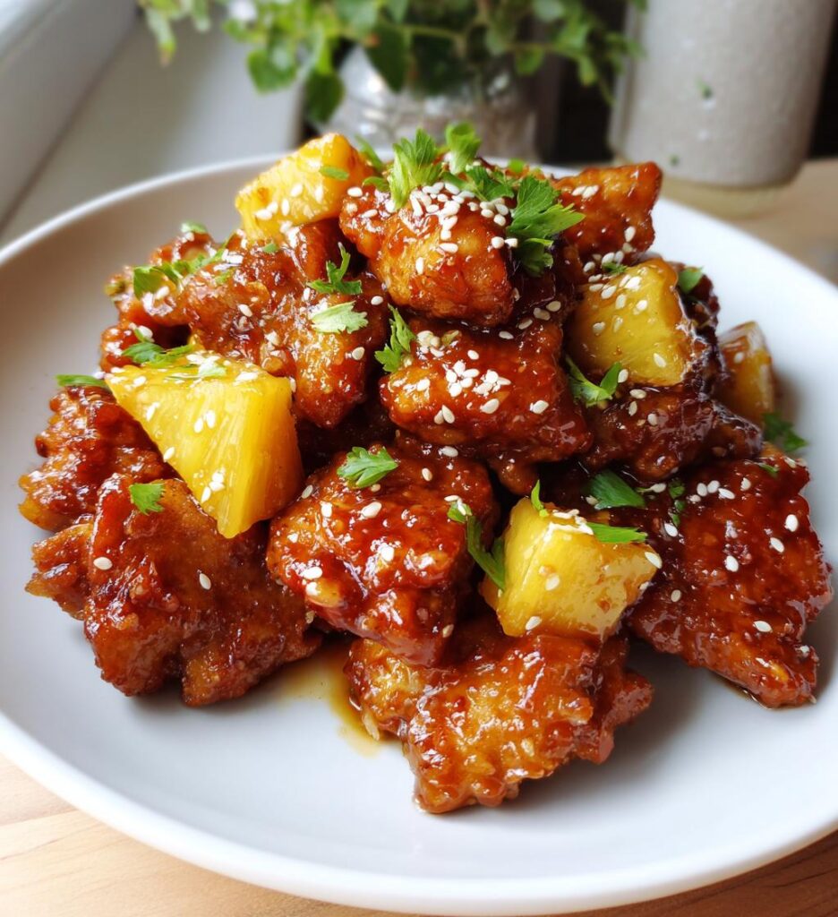 brown sugar pineapple chicken a delicious easy recipe