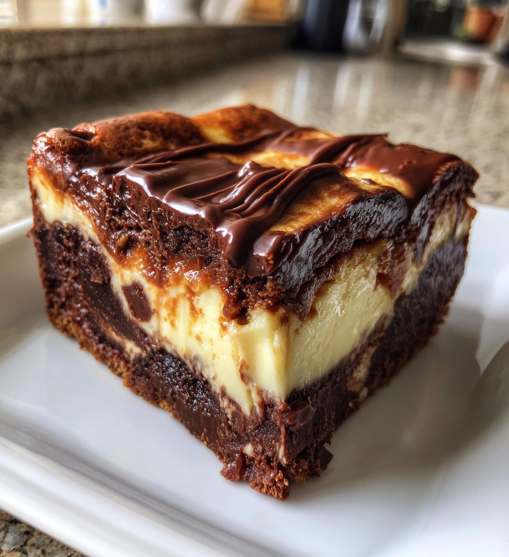 brownie cheesecake