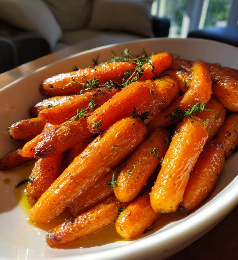 butter roasted carrots