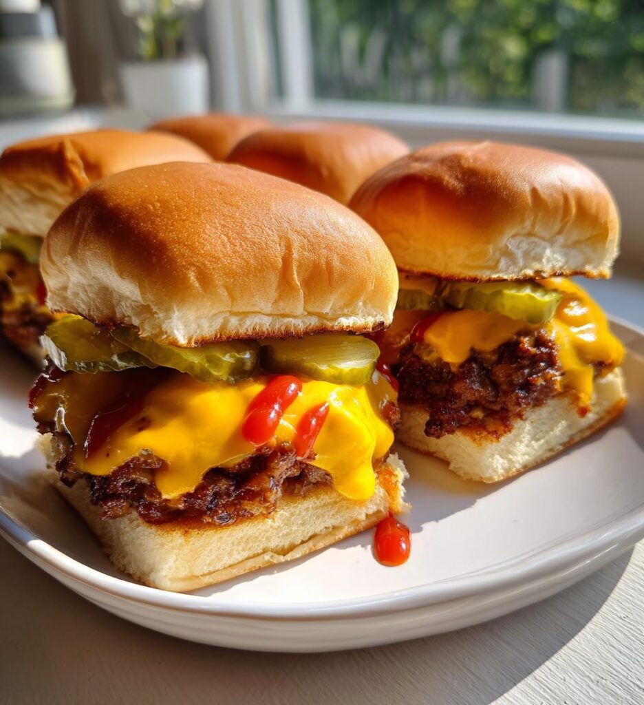 cheeseburger sliders easy 30 min recipe