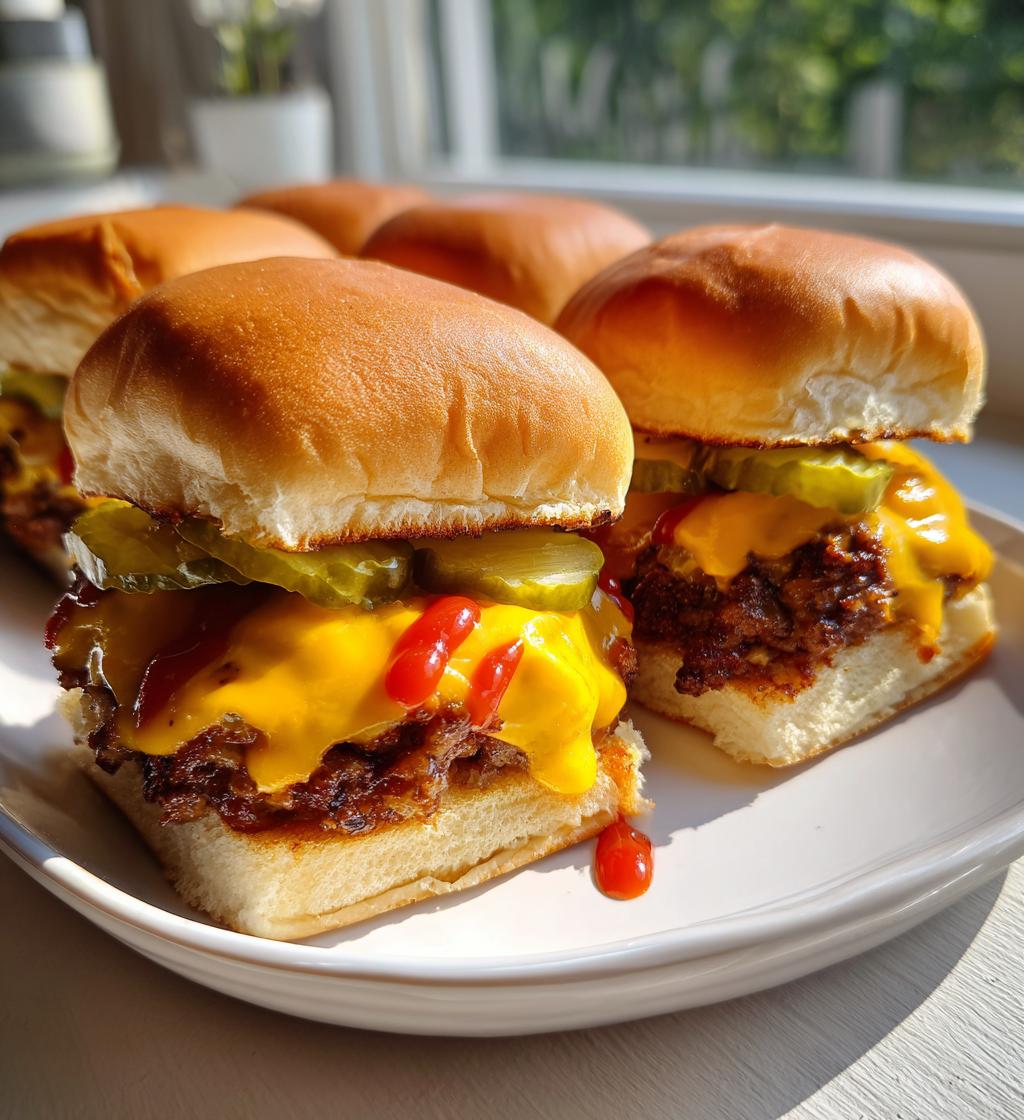cheeseburger sliders easy 30 min recipe