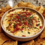 cheesy rotel ranch queso