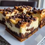 chocolate chip cookie cheesecake bars